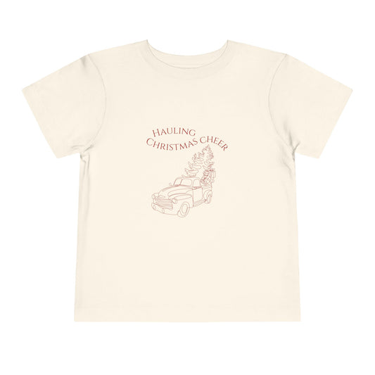 Hauling Christmas Cheer Toddler Tee