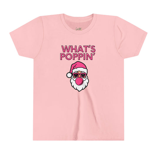 What's Poppin Santa Kids Tee