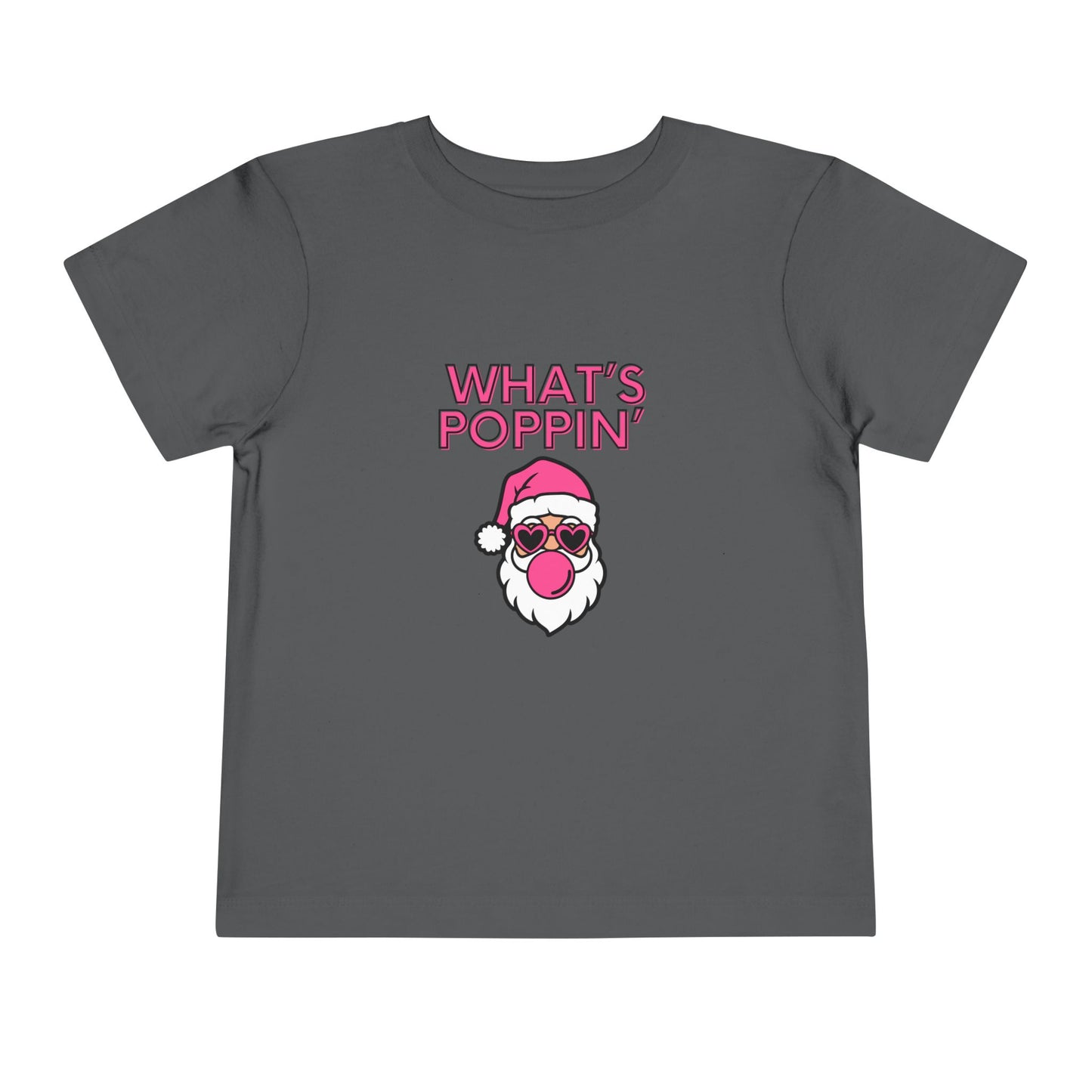 What's Poppin Santa Toddler Tee